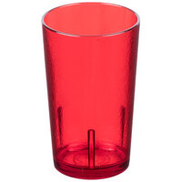 Cambro D12156 Del Mar 12 oz. Ruby Red Customizable SAN Plastic Tumbler - 36/Case