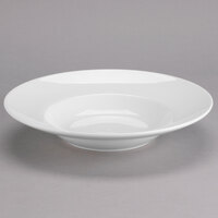 Tuxton AMU-064 Modena AlumaTux Pearl White (European White) 15.5 oz. China Pasta / Soup Bowl - 12/Case