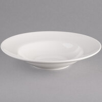 Tuxton AMU-062 Modena AlumaTux Pearl White (European White) 10.5 oz. Rim China Soup Bowl - 24/Case