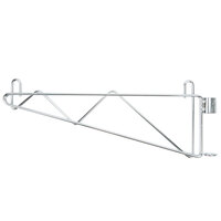 Metro 1WS21C Super Erecta Chrome Post-Type Wall Mount 21" Shelf Support