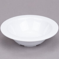 Thunder Group NS303W 4 oz. Narrow Rim Nustone Melamine Fruit / Monkey Dish - White - 12/Pack