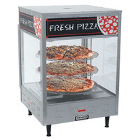 Nemco 6452-2 Double Door Rotating 4-Tier Pizza Merchandiser with 18" Racks - 120V