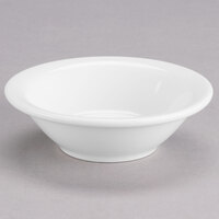 Tuxton AMU-067 Modena AlumaTux 3.5 oz. Pearl White (European White) China Fruit Dish - 36/Case