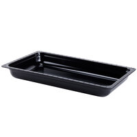 GET ML-19-BK Black Melamine Full Size 2 1/2" Deep Food Pan