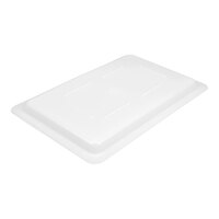 Cambro 1218CP148 White 18" x 12" Poly Flat Lid for Food Storage Box