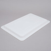 Cambro 1218CP148 White 18" x 12" Poly Flat Lid for Food Storage Box