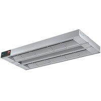 Hatco GRA-48D Glo-Ray 48" Aluminum Dual Infrared Warmer with 3" Spacer and Toggle Controls