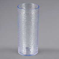 Carlisle 551907 Pebble Optic 20 oz. Clear SAN Plastic Tumbler - 24/Case