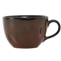 Tuxton GAR-083 TuxTrendz Artisan Red Rock 10.5 oz. Round China Cup - 24/Case