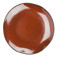 Tuxton GAR-006 TuxTrendz Artisan Red Rock 10 1/4" China Plate - 12/Case