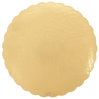 12" Gold Laminated Corrugated Cake Circle - 100/Case