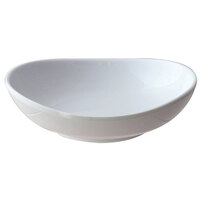 Thunder Group 19055WT Classic White 8 oz. Round Melamine Saucer - 12/Case