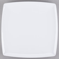 Thunder Group 29012WT Classic White 12" x 12" Square Melamine Plate - 12/Case