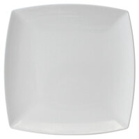 Thunder Group 29010WT Classic White 10" x 10" Square Melamine Plate   - 12/Case