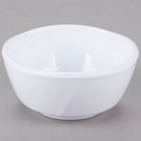 Thunder Group 39055WT Classic White 19 oz. Round Melamine Round Bowl - 12/Case