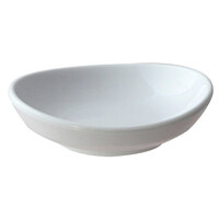 Thunder Group 19035WT Classic White 2 oz. Round Melamine Saucer - 12/Case