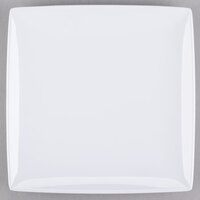 Thunder Group 29007WT Classic White 7 1/4" x 7 1/4" Square Melamine Plate - 12/Case