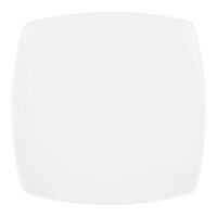 10 Strawberry Street AUR-8 Aurora Square 8 3/8" White Porcelain Salad / Dessert Plate - 12/Case
