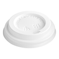 Choice 4 oz. White Hot Paper Cup Travel Lid - 1000/Case