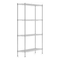 Regency 14" x 48" x 74" NSF Chrome 4-Shelf Kit