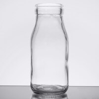 American Metalcraft GMB8 8 oz. Glass Milk Bottle