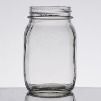 American Metalcraft MJ17 17 oz. Condiment Mason Jar