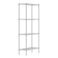 Regency 14" x 36" x 74" NSF Chrome 4-Shelf Kit