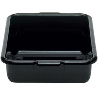 Cambro 21155CBR110 Regal Cambox 21" x 15" x 5" Black Plastic Bus Tub