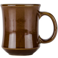 Tuxton BAM-0806 Caramel 9 oz. China Princess Mug - 24/Case