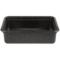 HS Inc. HS1050 10 1/4" x 15 3/8" Charcoal Prep n Serve Deep Tote