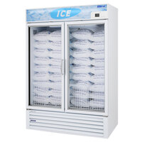 Turbo Air TGIM-49W-N 55" White Glass Door Ice Merchandiser