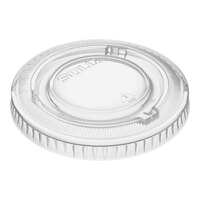 Solo Ultra Clear™ 662TP Clear No Slot Plastic Lid - 100/Pack