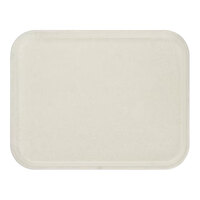 Carlisle 1814FG003 14" x 18" Glasteel Natural Fiberglass Tray - 12/Case