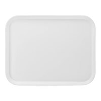 Carlisle 1814FG001 14 inch x 18 inch Glasteel Bone White Fiberglass Tray - 12/Case