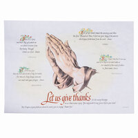 Hoffmaster 702023 10" x 14" Four Faiths Paper Placemat - 1000/Case