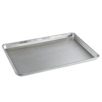 Advance Tabco 18-8A-13-1X Half Size 18 Gauge 13" x 18" Wire in Rim Aluminum Sheet Pan