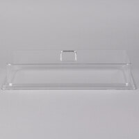 Cambro RD926CW Camwear 9" x 26" Clear Rectangular Pastry Tray Cover