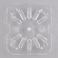 Carlisle 3068907 StorPlus 1/6 Size Clear Polycarbonate Drain Tray