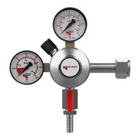 Micro Matic 942B Premium Plus Double Gauge Primary CO2 High-Pressure Regulator