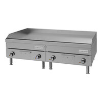 Garland E24-48G 48" Heavy-Duty Electric Countertop Griddle - 208V, 1 Phase, 16 kW