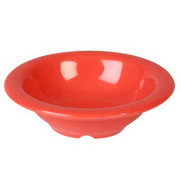 Thunder Group CR5044RD Orange 4 oz. Melamine Salad Bowl - 12/Case