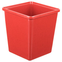 GET ML-150-RSP 3 Qt. Red Sensation Square Melamine Crock - 6/Case