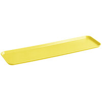 Cambro 830MT145 9" x 30" Yellow Fiberglass Market Tray