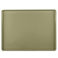 Cambro 1520D428 15" x 20" Olive Green Fiberglass Dietary Tray - 12/Case