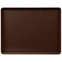 Cambro 1418D116 14" x 18" Brazil Brown Dietary Tray - 12/Case