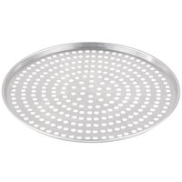 American Metalcraft SPA2006 6" x 1/2" Super Perforated Standard Weight Aluminum Tapered / Nesting Pizza Pan