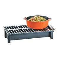Cal-Mil 1348-22-13 One by One Black Chafer Griddle - 22" x 12" x 4"