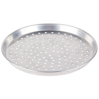 American Metalcraft PHADEP16 16" x 1" Perforated Heavy Weight Aluminum Tapered / Nesting Deep Dish Pizza Pan