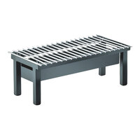Cal-Mil 1409-22-13 One by One Black Chafer Griddle - 22" x 12" x 7"