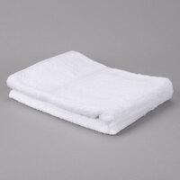 Oxford Gold Dobby 27" x 50" 86/14 Cotton / Poly Bath Towel 14 lb. - 48/Case